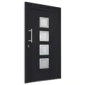 Porte d'entrée Anthracite 108x208 cm