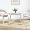 Dessus de table blanc 110x55x2,5 cm bois de pin massif ovale