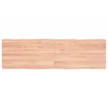 Dessus de table bois massif traité bordure assortie