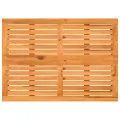 Table de jardin avec dessus en bois d'acacia noir 105x75x72 cm