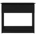 Table console avec tiroirs noir 85,5x38,5x74,5 cm