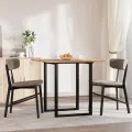 Dessus de table carré 80x80x2 cm bois massif d'acacia