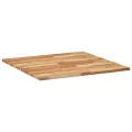 Dessus de table carré 80x80x2 cm bois massif d'acacia