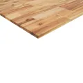 Dessus de table carré 80x80x2 cm bois massif d'acacia