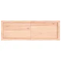 Dessus de table bois massif non traité bordure assortie