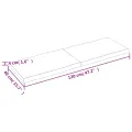 Dessus de table bois massif non traité bordure assortie