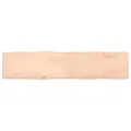 Dessus de table bois massif non traité bordure assortie
