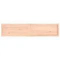 Dessus de table bois massif non traité bordure assortie