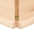 Dessus de table bois massif non traité bordure assortie