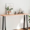 Dessus de table bois massif non traité bordure assortie