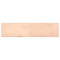 Dessus de table bois massif non traité bordure assortie