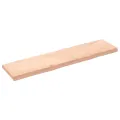 Dessus de table bois massif non traité bordure assortie