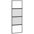 Porte coulissante kit de quincaillerie trempé verre aluminium