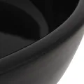 Lavabo rond céramique noir 42x12 cm