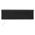 Auvent automatique store capteur de vent LED 4,5x3 m Anthracite