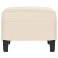 Repose-pied Beige 60x50x41 cm Tissu microfibre