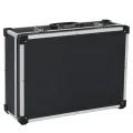 Valise à outils 46 x 33 x 16 cm Noir Aluminium