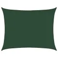 Voile d'ombrage 160 g/m² Vert foncé 6x7 m PEHD