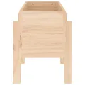 Jardinière 62x30x38 cm bois massif de pin