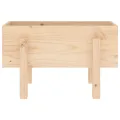 Jardinière 62x30x38 cm bois massif de pin