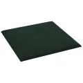 Panneaux muraux 12 pcs Vert foncé 30x30 cm Velours 1,08 m²