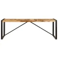 Table à manger 220x100x75 cm Bois de manguier massif