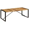 Table à manger 220x100x75 cm Bois de manguier massif