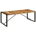 Table à manger 220x100x75 cm Bois de manguier massif