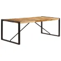Table à manger 220x100x75 cm Bois de manguier massif