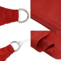 Voile d'ombrage 160 g/m² Rouge 5x8 m PEHD