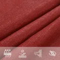 Voile d'ombrage 160 g/m² Rouge 5x8 m PEHD