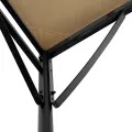 Auvent taupe 2x2,3 m 180 g/m² tissu et acier