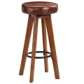 Ensemble de bar 5 pcs bois massif 115x56x107 cm