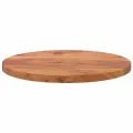 Dessus de table Ø40x2,5 cm rond bois massif d'acacia
