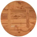 Dessus de table Ø40x2,5 cm rond bois massif d'acacia