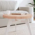 Dessus de table Ø60x4 cm rond bois massif de hêtre