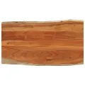Dessus de table 120x60x2,5cm rectangulaire bois massif d'acacia