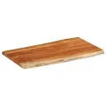 Dessus de table 120x60x2,5cm rectangulaire bois massif d'acacia