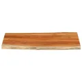 Dessus de table 120x60x2,5cm rectangulaire bois massif d'acacia