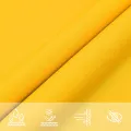Voile de parasol tissu oxford carré 4x4 m jaune