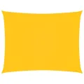 Voile de parasol tissu oxford rectangulaire 2x3 m jaune