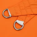 Voile de parasol tissu oxford triangulaire 3,5x3,5x4,9 m orange