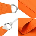 Voile de parasol tissu oxford triangulaire 3,5x3,5x4,9 m orange