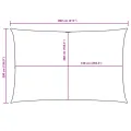Voile de parasol tissu oxford rectangulaire 5x8 m bleu