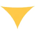 Voile de parasol tissu oxford triangulaire 5x7x7 m jaune