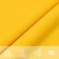 Voile de parasol tissu oxford triangulaire 5x7x7 m jaune