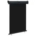 Auvent latéral de balcon 125x250 cm noir