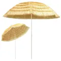 Parasol de plage Naturel 300 cm Style hawaïen