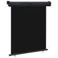 Auvent latéral de balcon 145x250 cm noir
