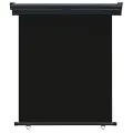 Auvent latéral de balcon 145x250 cm noir